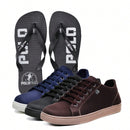 Kit Premium Masculino Donvaro 3 Sapatenis + Chinelo (Grátis)