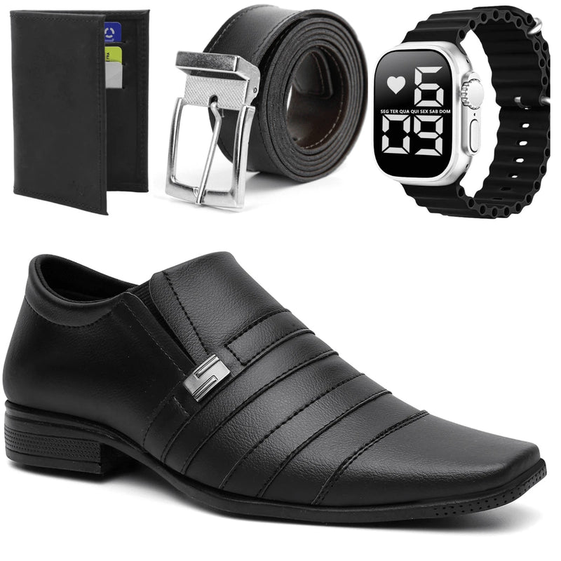 Sapato Social Masculino Confort + Brindes Exclusivos