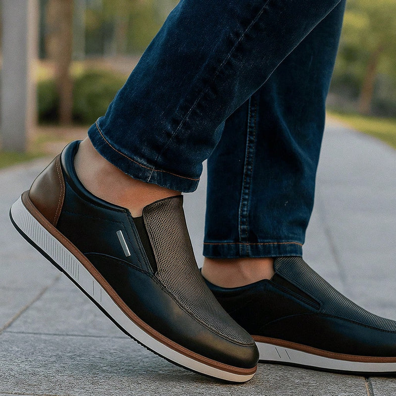 Vendedor IndicadoSapato Casual Masculino Sapato Social Oxford SEM Cadarço Conforto Premium